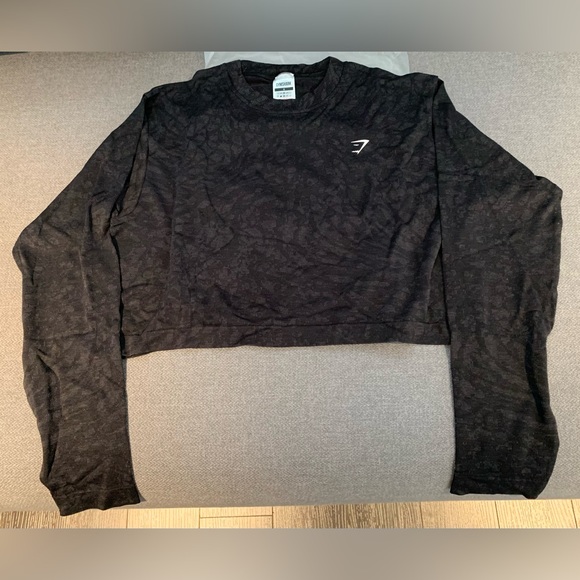 NEW Gymshark ADAPT ANIMAL SEAMLESS LONG SLEEVE TOP - Women’s Size SMALL - Picture 10 of 11